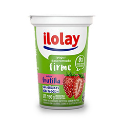 ILOLAY YOGUR FIRME DESCREMADO FRUTILLA 190G