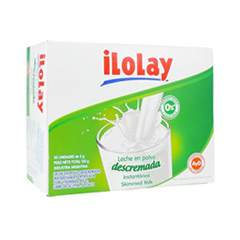 Ilolay Leche Descremada en Polvo x 30 x 5g
