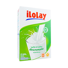 ILOLAY LECHE EN POLVO DESCREMADA X 400GR