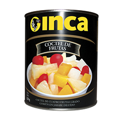 Coctel 4 Frutas En Lata Inca 850 Gr