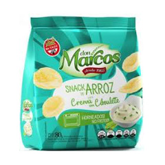 Snacks de Arroz Crema con Ciboulette Don Marco 80 Gr