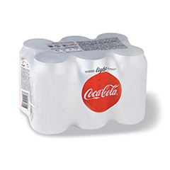 PACK COCA COLA LIGHT 6UN X 354CC