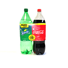 Coca Cola 2.25 Lt Y Gaseosa Lima Limon Sprite 2.25 Lt