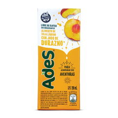 ades durazno 200ml