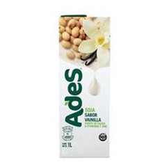 Jugo A Base De Soja Sabor Vainilla Ades 1 Lt