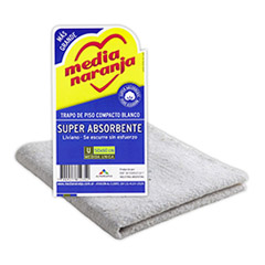 TRAPO PISO M.NARANJA BCO 50 X 60CM