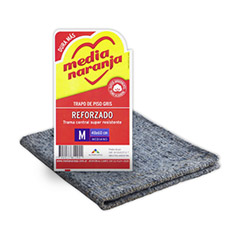 TRAPO PISO M.NARANJA GRIS REF. M 48 X 60 CM