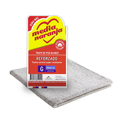 TRAPO PISO M.NARANJA BCO REF. G 58 X 60 CM