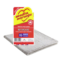 TRAPO PISO M.NARANJA BCO REF. XG 60 X 80 CM