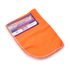 Franela Clasica Media Naranja 35X45Cm