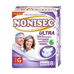 PAÑAL NONISEC P/ADUL. ULTRA G 8UN.