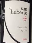 Vino San Huberto Bonarda Syrah