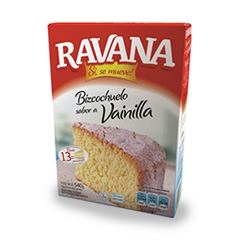 Polvo Para Preparar Bizcochuelo Vainilla Ravana 540 Gr