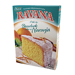 Polvo Para Preparar Bizcochuelo Naranja Ravana 540 Gr