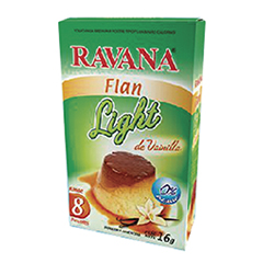 Polvo Para Preparar Flan Vainilla Light Ravana 16 Gr