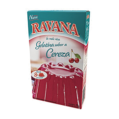 gelatina ravana cereza