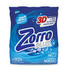javon en polvo Zorro Plus lavado a mano 800g.