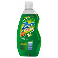 DETERGENTE ZORRO ULTRA PEPINO Y ALOE VERA 300 ML