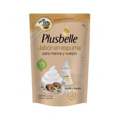 JABON PLUSBELLE ESPUMA DY K/V 230ML