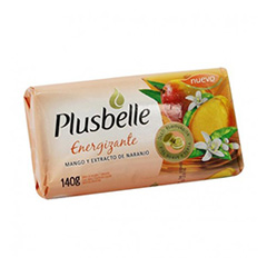 JABON TOCADOR PLUSBELLE ENERGIZANTE 140 GR