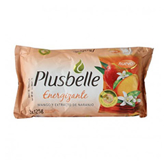 Jabon Tocador Energizante Plusbelle 3X375 Gr