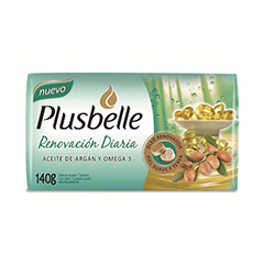 JABON PLUSBELLE RENOV.DIARIA X 140G