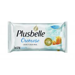 JABON TOCADOR PLUSBELLE CREMOSO 3X125 GR