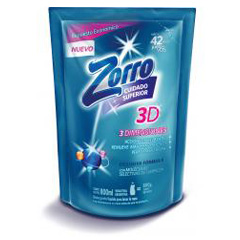 JABON LIQUIDO ZORRO CLASICO D.P 800 ML