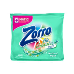 Jabon En Polvo Zorro Matic 400 Gr