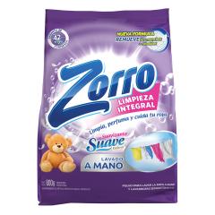 JABON EN POLVO ZORRO L.MANO SUAVIZANTE 800 GR