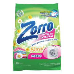 JABON EN POLVO ZORRO MATIC FLORAL 800 GR