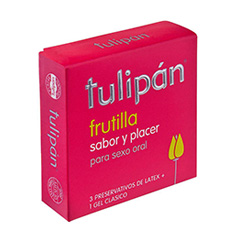Preservativos Frut Rosa Tulipan 3 Un
