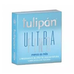 Preservativos Ultrafino Tulipan 3 Un