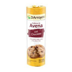Galletitas De Avena Y Chocolate 3 Arroyos 150 Gr