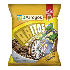 Aritos De Avena Y Miel 3 Arroyos 180 Gr
