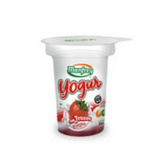 Yogur Entero Con Trozos De Frutilla Manfrey 150 Gr