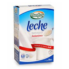 Leche En Polvo Entera Con Vitamina Manfrey 800 Gr