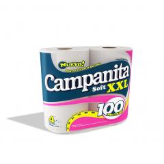 PAPEL HIG. CAMPANITA SOFT XXL X4 X 100MTS