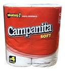 Papel higienico Campanita Soft 4 rollos x 30 m.