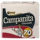 Servilletas Campanita soft blancas x 70 unid.
