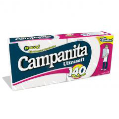   Servilletas Campanita Soft 140 Un 