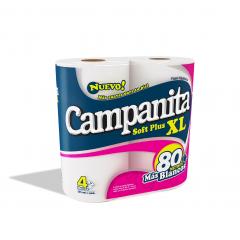 PAPEL HIG. CAMPANITA SOFT XL 4R X 80MT