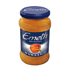 Mermelada De Durazno Frasco Emeth 454 Gr