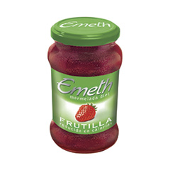 Mermelada De Frutilla Diet En Frasco Emeth 390 Gr