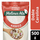 Arroz Blanco Doble Molinos Ala grano largo ancho x 500 gr.