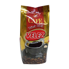 CAFE TORRADO MOLIDO VELEZ 250G