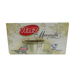Té Velez Saq.Manzanilla X 25U.