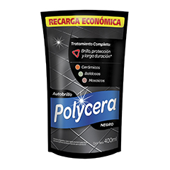 CERA POLYCERA AUTOB.NEGRO DY 400ML