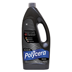 CERA POLYCERA AUTOB.NEGRO 750ML