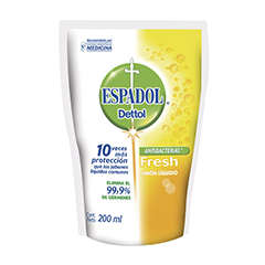 JABON LIQ. ESPADOL DETTOL FRESH X 200ML